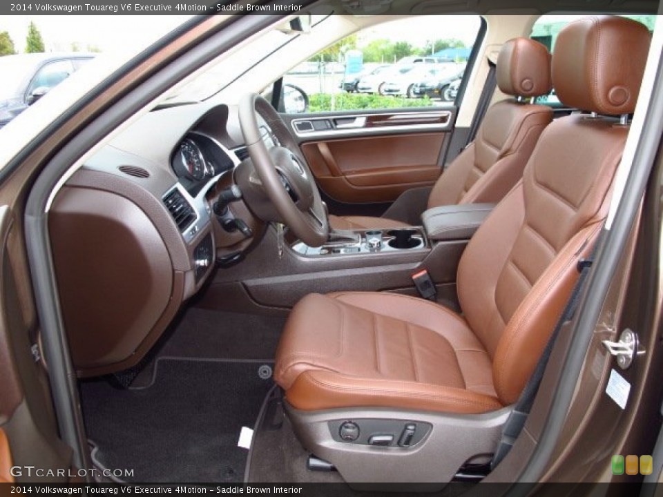 Saddle Brown Interior Photo for the 2014 Volkswagen Touareg V6 Executive 4Motion #87641218