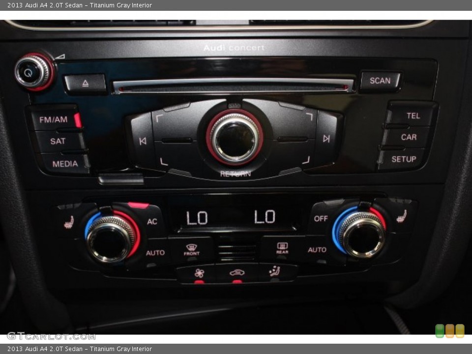 Titanium Gray Interior Controls for the 2013 Audi A4 2.0T Sedan #87642220