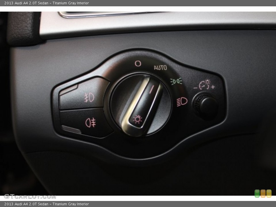 Titanium Gray Interior Controls for the 2013 Audi A4 2.0T Sedan #87642313