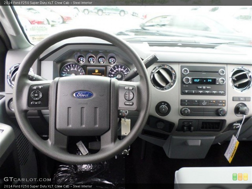 Steel Interior Dashboard for the 2014 Ford F250 Super Duty XLT Crew Cab #87643237