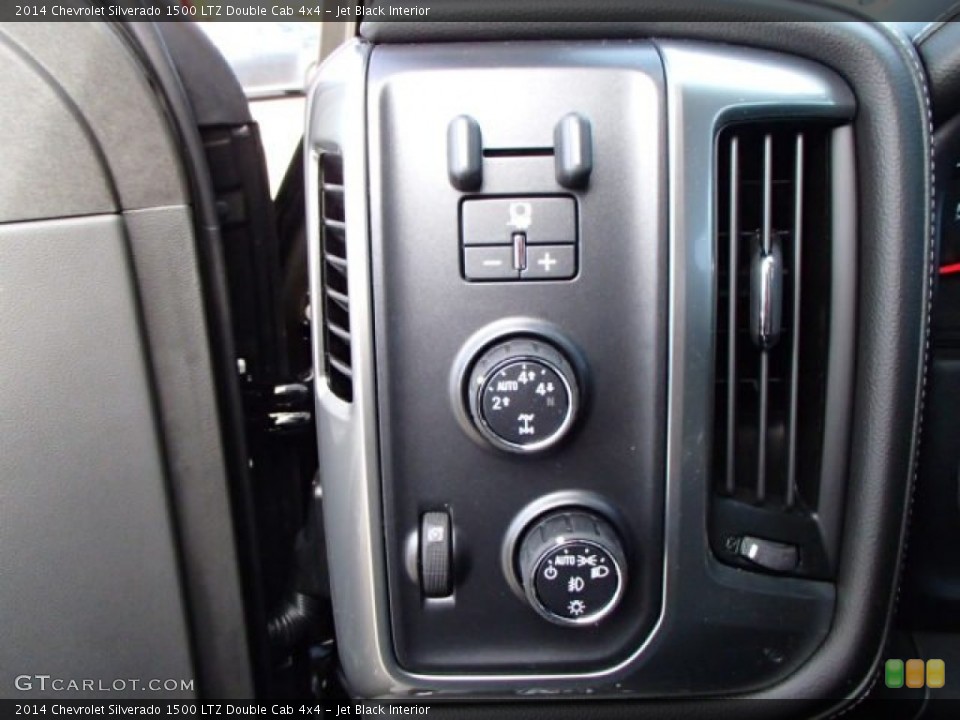 Jet Black Interior Controls for the 2014 Chevrolet Silverado 1500 LTZ Double Cab 4x4 #87645799