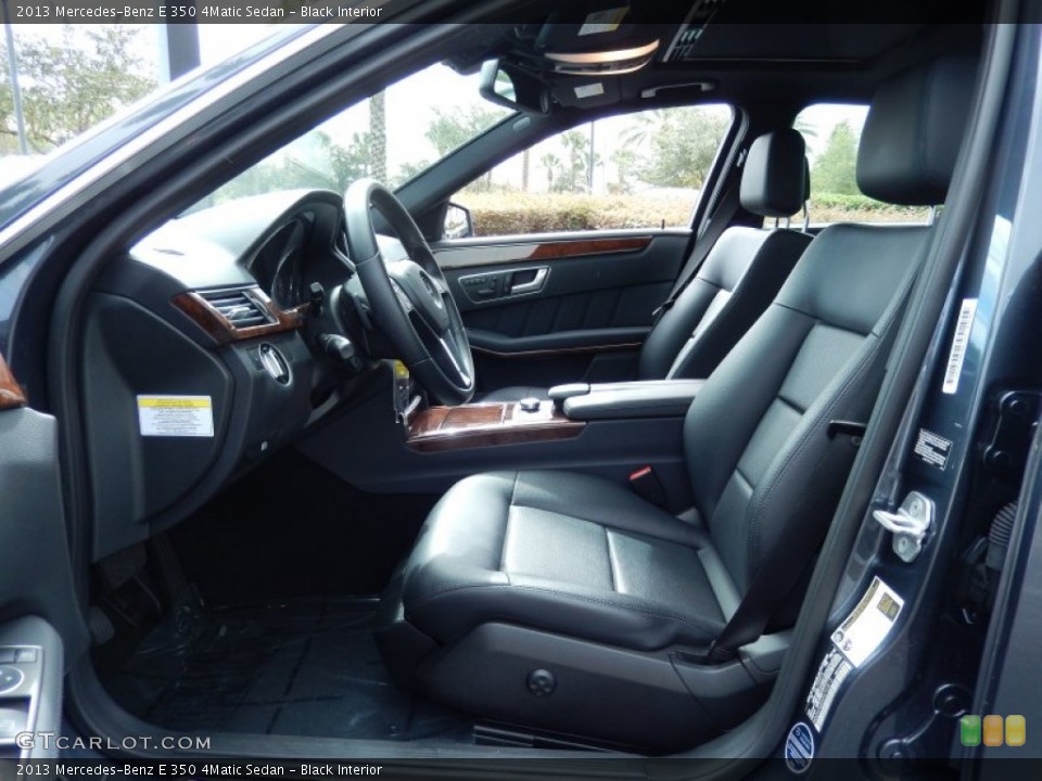 Black Interior Photo for the 2013 Mercedes-Benz E 350 4Matic Sedan #87646114