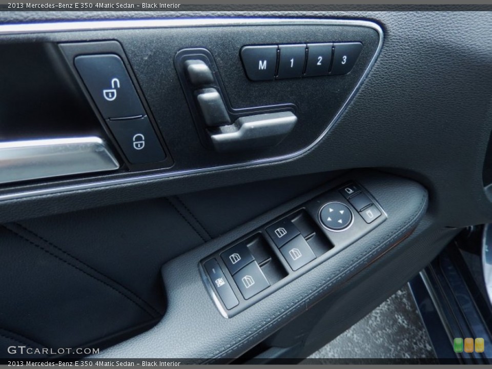 Black Interior Controls for the 2013 Mercedes-Benz E 350 4Matic Sedan #87646168