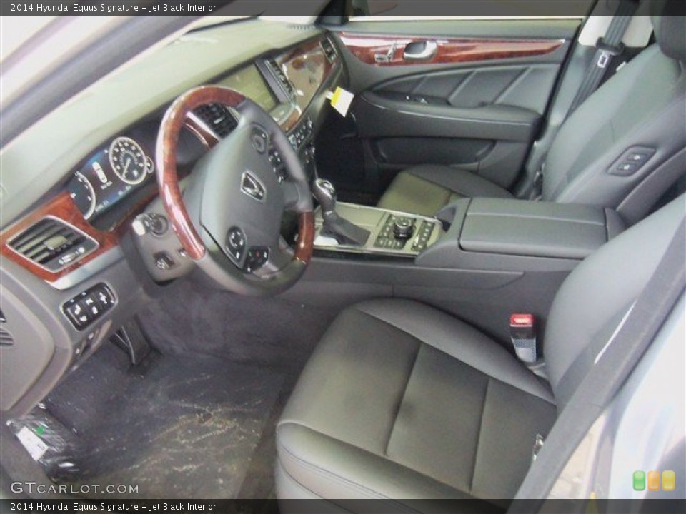 Jet Black Interior Photo for the 2014 Hyundai Equus Signature #87648694