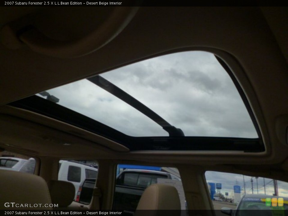 Desert Beige Interior Sunroof for the 2007 Subaru Forester 2.5 X L.L.Bean Edition #87651646