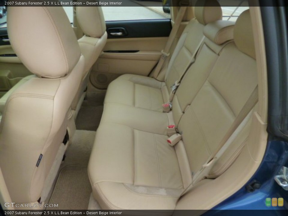 Desert Beige Interior Rear Seat for the 2007 Subaru Forester 2.5 X L.L.Bean Edition #87651707