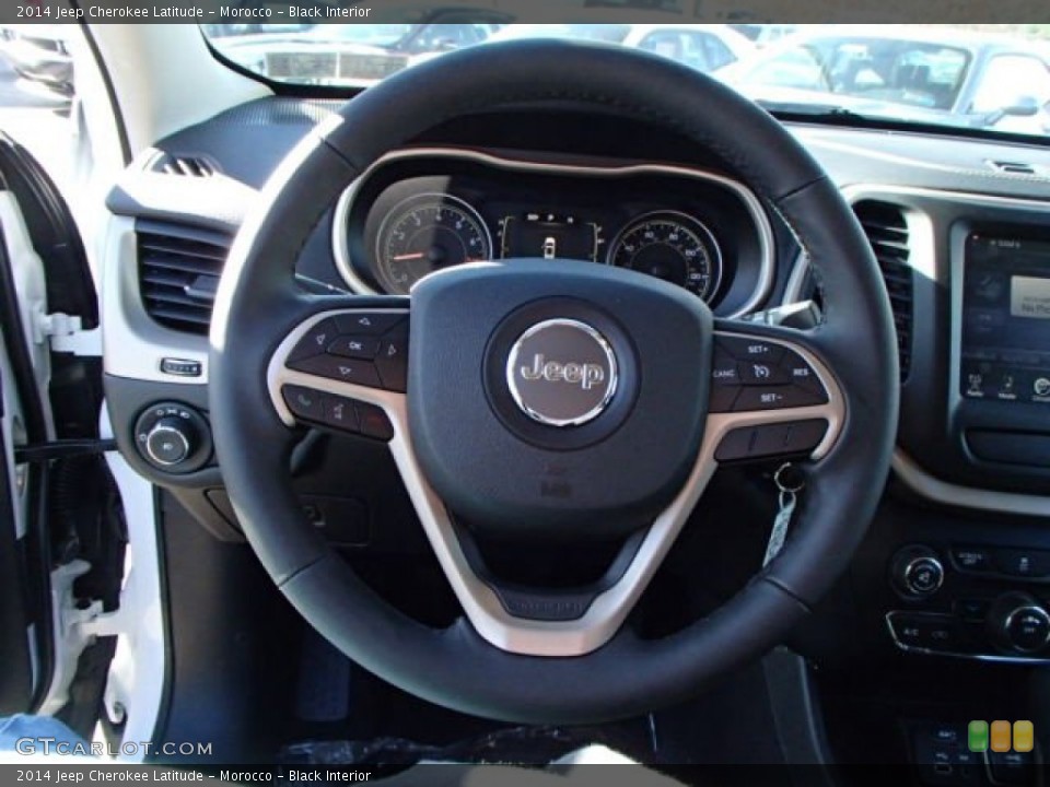 Morocco - Black Interior Steering Wheel for the 2014 Jeep Cherokee Latitude #87653593