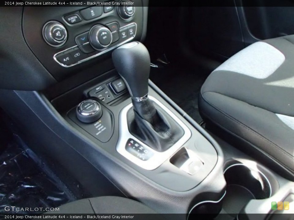 Iceland - Black/Iceland Gray Interior Transmission for the 2014 Jeep Cherokee Latitude 4x4 #87654343
