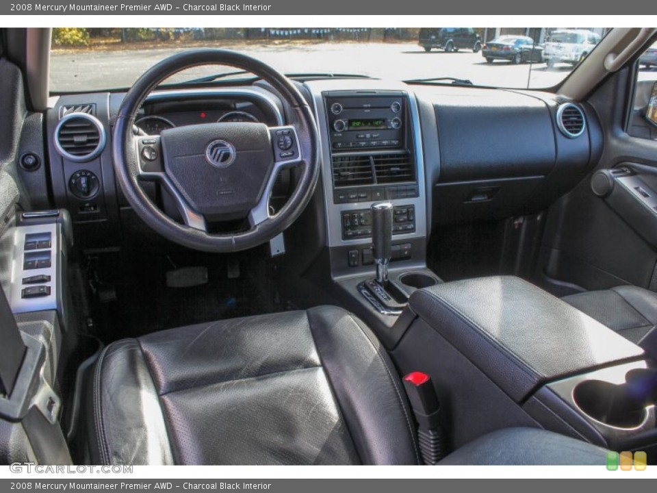 Charcoal Black 2008 Mercury Mountaineer Interiors