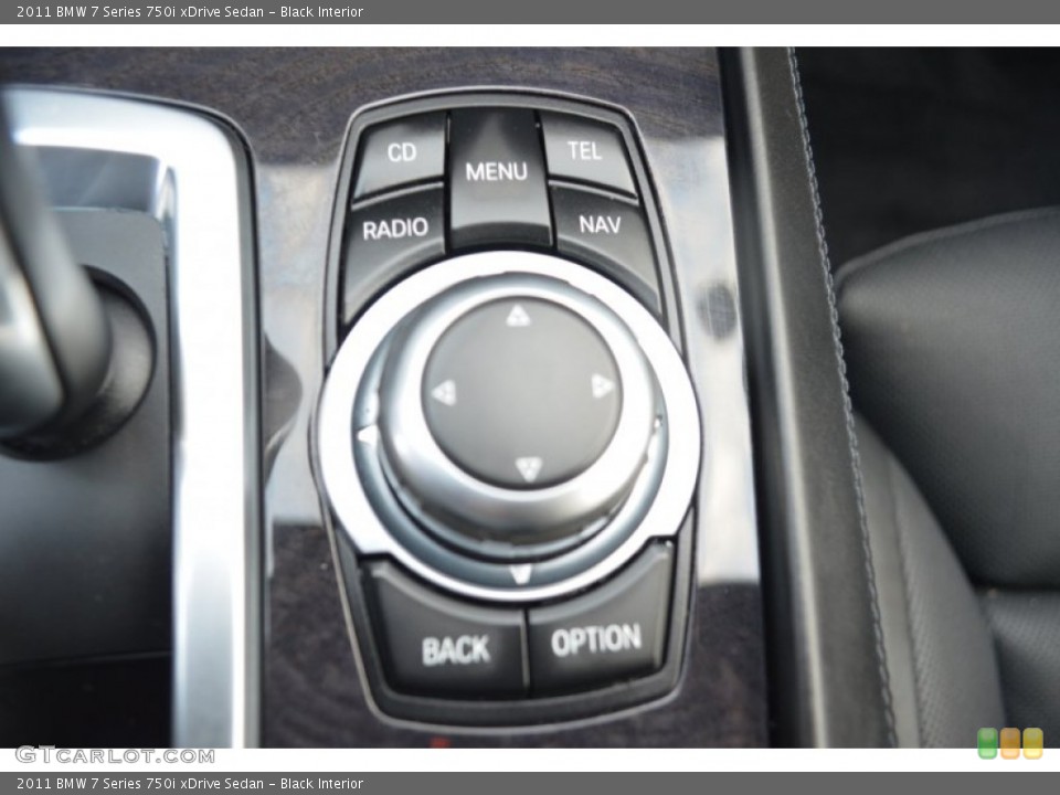 Black Interior Controls for the 2011 BMW 7 Series 750i xDrive Sedan #87663208