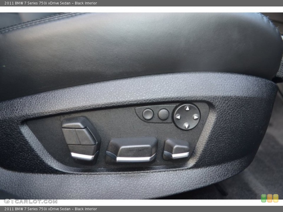 Black Interior Controls for the 2011 BMW 7 Series 750i xDrive Sedan #87663292