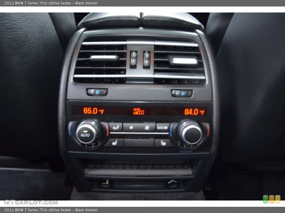 Black Interior Controls for the 2011 BMW 7 Series 750i xDrive Sedan #87663321