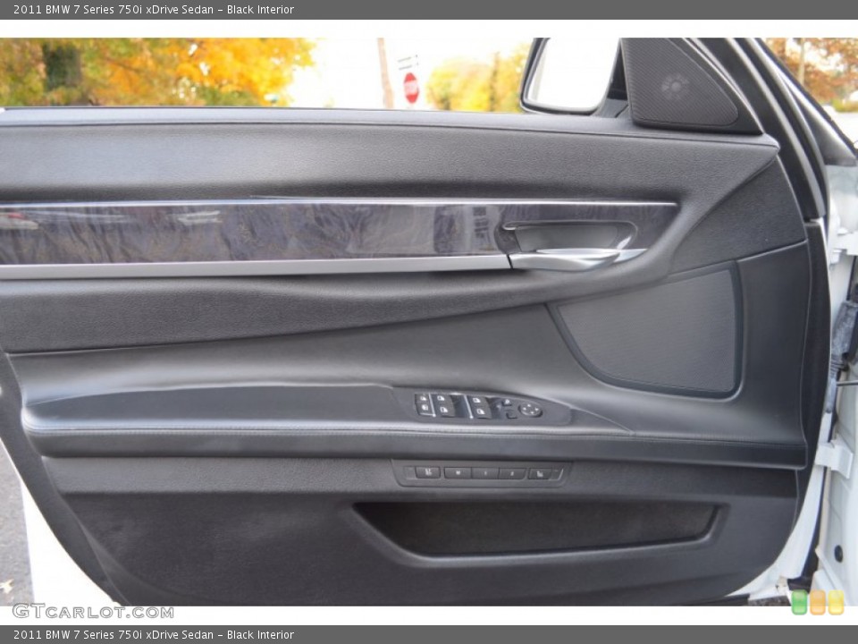 Black Interior Door Panel for the 2011 BMW 7 Series 750i xDrive Sedan #87663376
