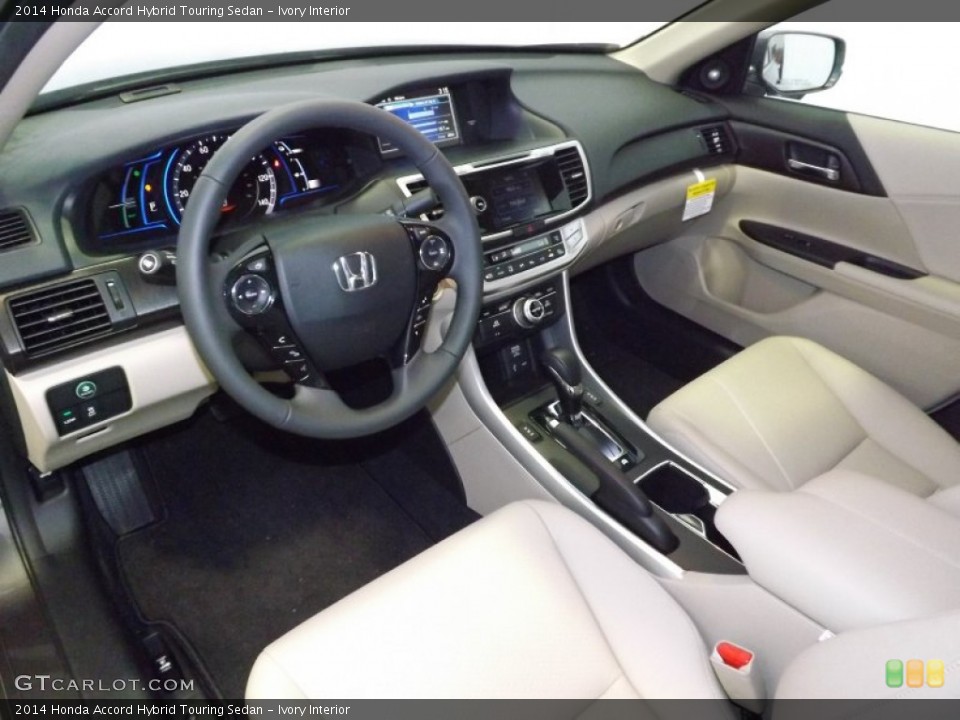 Ivory Interior Prime Interior for the 2014 Honda Accord Hybrid Touring Sedan #87663646
