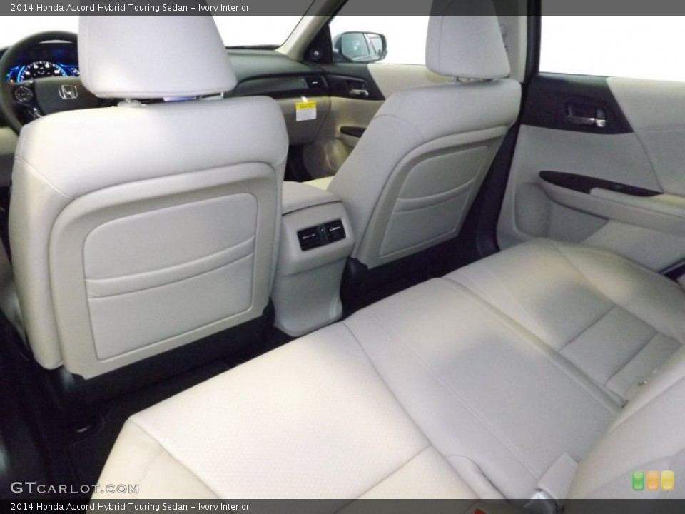 Ivory Interior Rear Seat for the 2014 Honda Accord Hybrid Touring Sedan #87663778