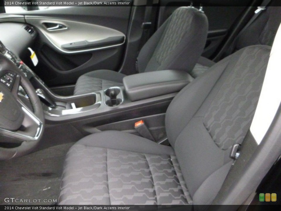 Jet Black/Dark Accents Interior Front Seat for the 2014 Chevrolet Volt  #87667342