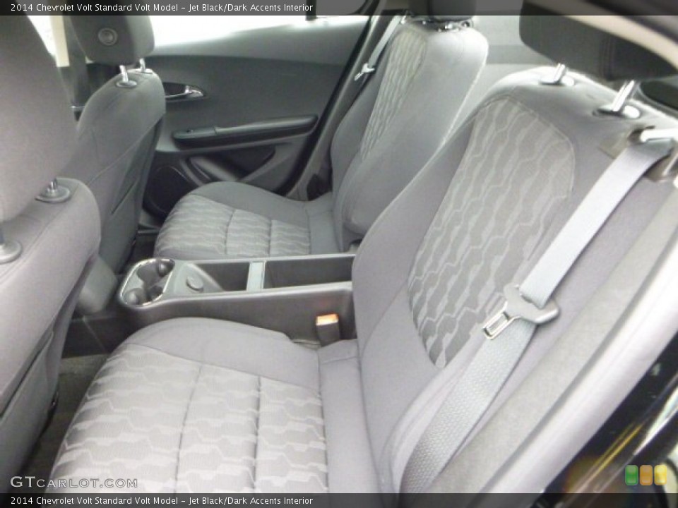 Jet Black/Dark Accents Interior Rear Seat for the 2014 Chevrolet Volt  #87667366
