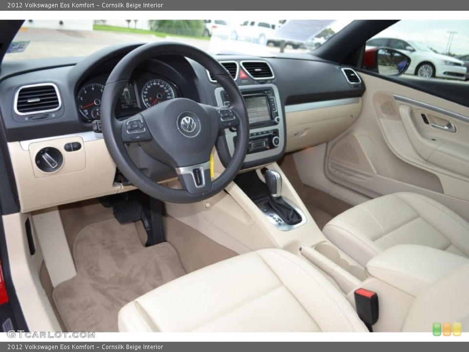 Cornsilk Beige Interior Photo for the 2012 Volkswagen Eos Komfort #87667607