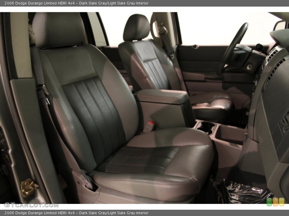 Dark Slate Gray/Light Slate Gray Interior Front Seat for the 2006 Dodge Durango Limited HEMI 4x4 #87668071