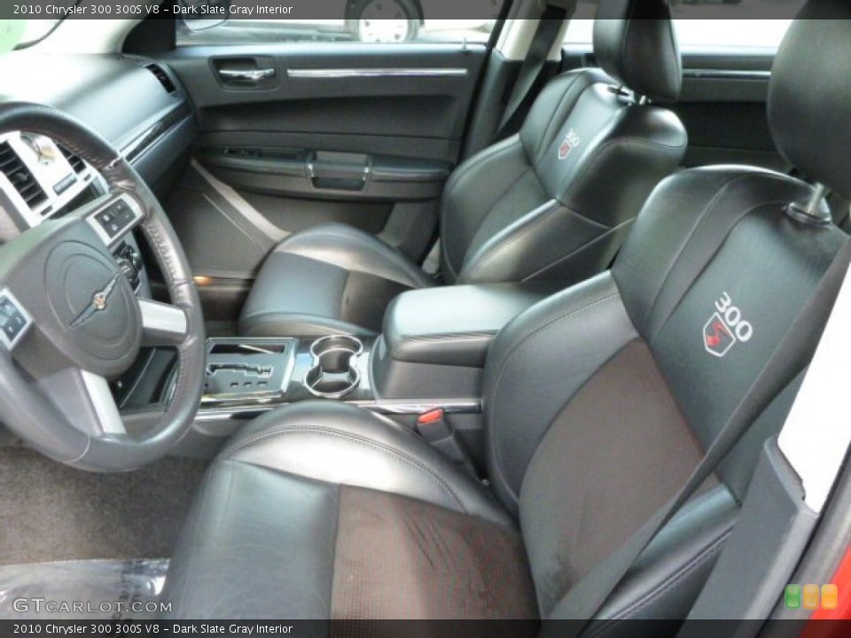 Dark Slate Gray Interior Front Seat for the 2010 Chrysler 300 300S V8 #87670009