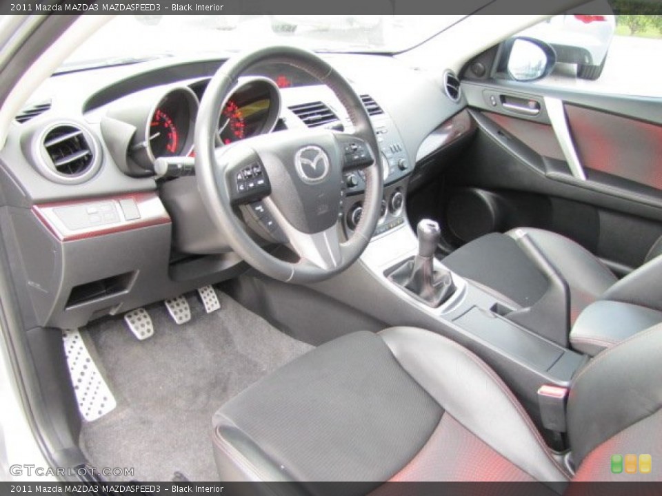 Black Interior Prime Interior for the 2011 Mazda MAZDA3 MAZDASPEED3 #87673484