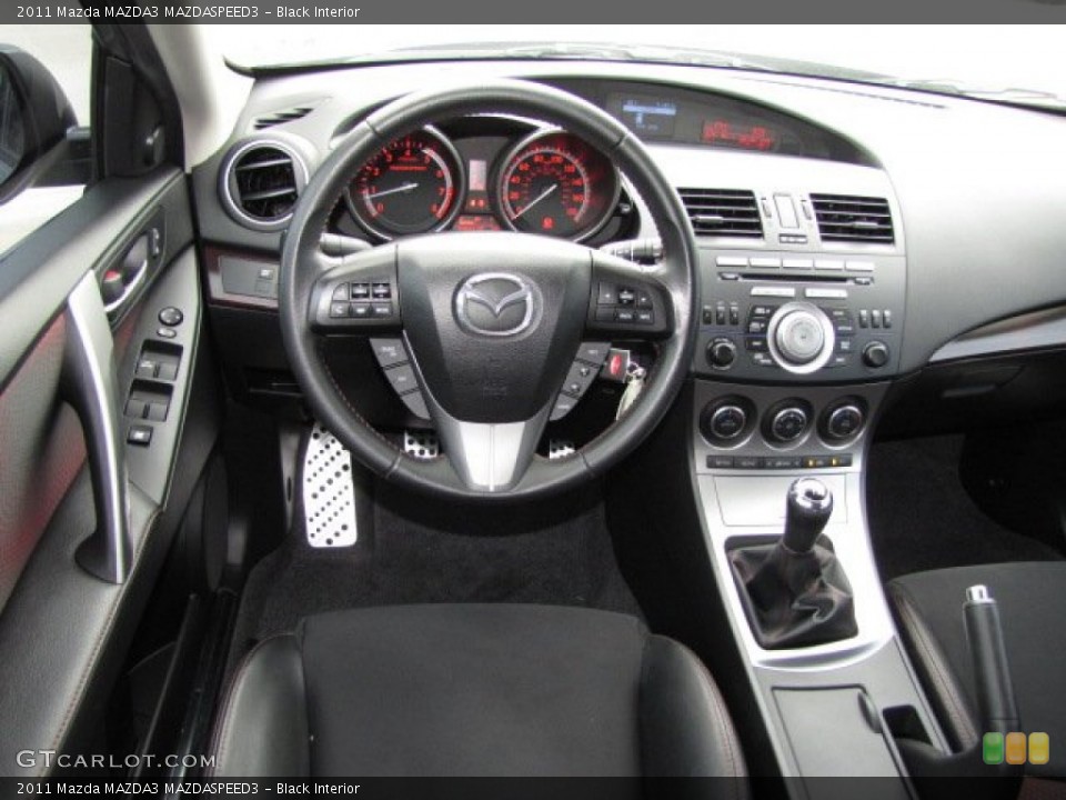 Black Interior Dashboard for the 2011 Mazda MAZDA3 MAZDASPEED3 #87673712