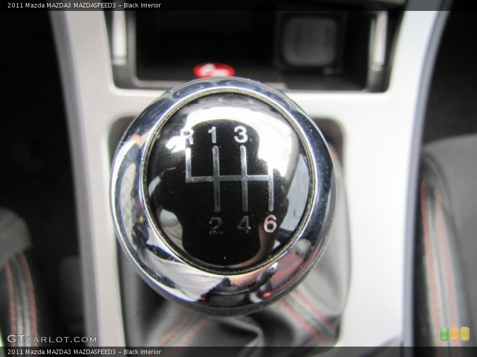 Black Interior Transmission for the 2011 Mazda MAZDA3 MAZDASPEED3 #87673919