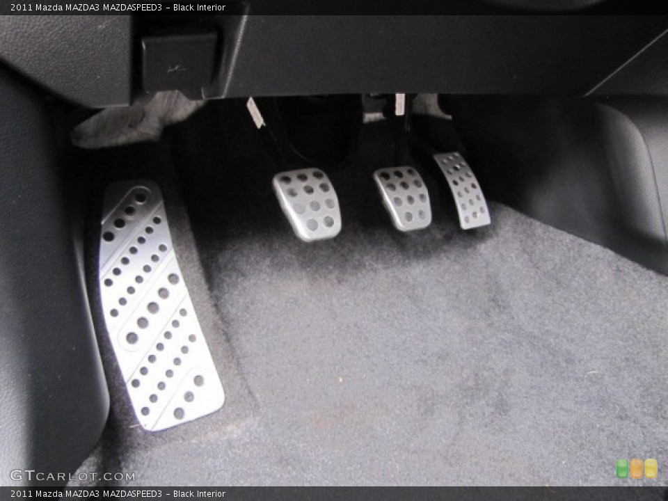 Black Interior Controls for the 2011 Mazda MAZDA3 MAZDASPEED3 #87674099