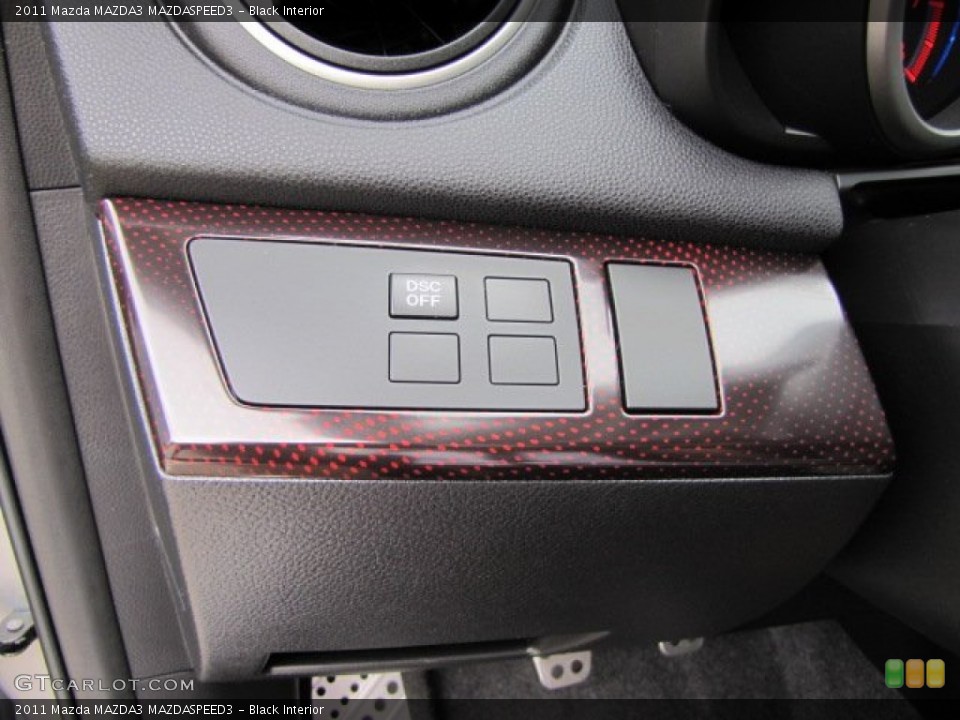 Black Interior Controls for the 2011 Mazda MAZDA3 MAZDASPEED3 #87674123