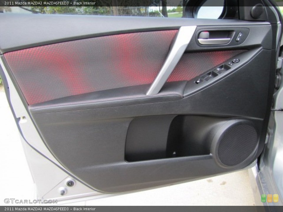 Black Interior Door Panel for the 2011 Mazda MAZDA3 MAZDASPEED3 #87674168