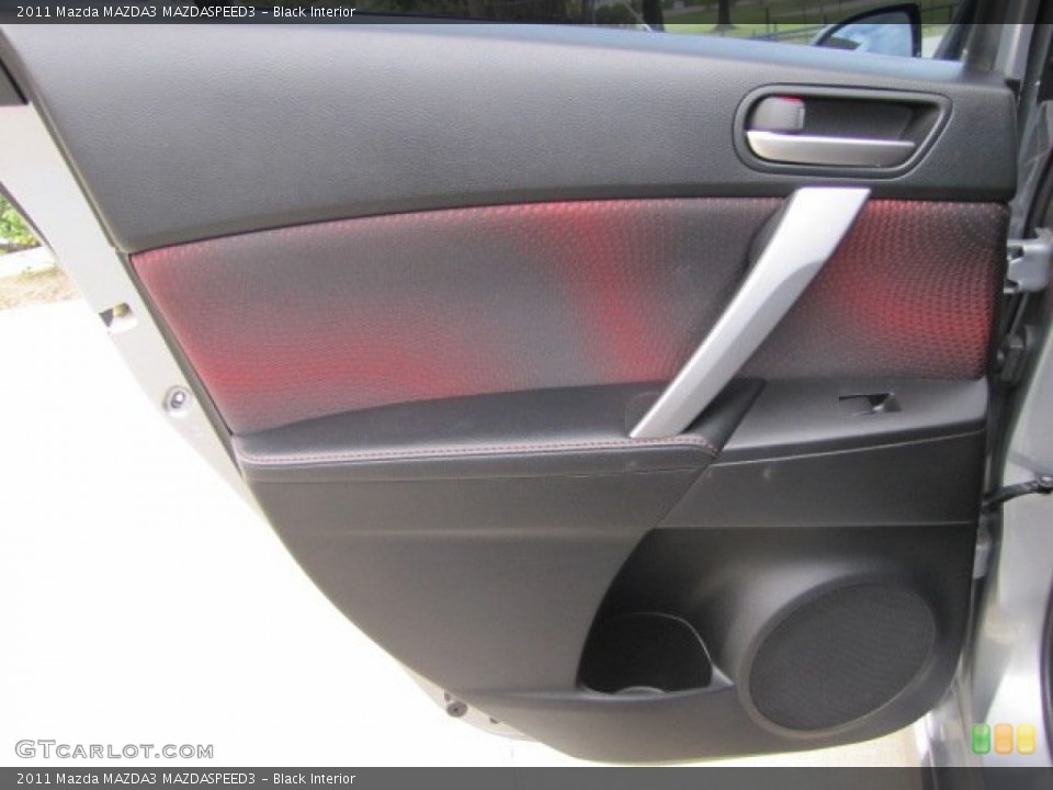 Black Interior Door Panel for the 2011 Mazda MAZDA3 MAZDASPEED3 #87674192