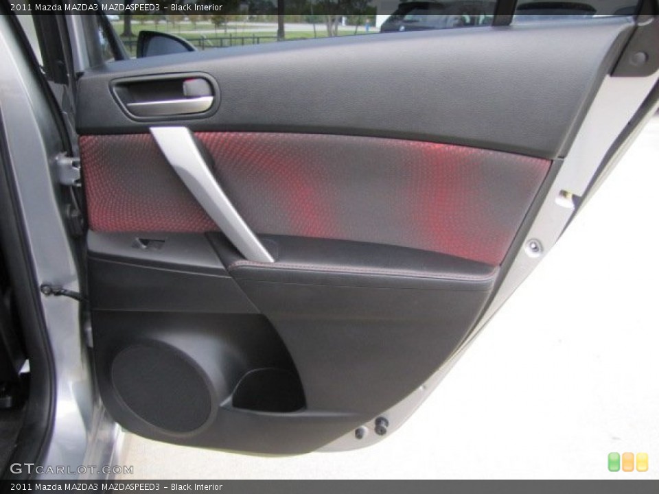 Black Interior Door Panel for the 2011 Mazda MAZDA3 MAZDASPEED3 #87674214