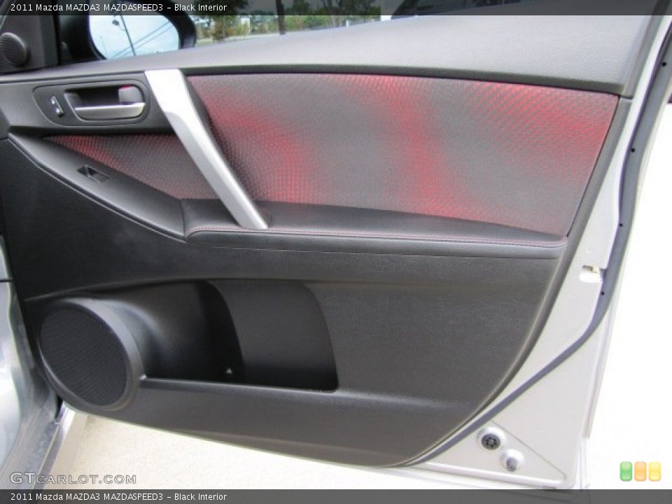 Black Interior Door Panel for the 2011 Mazda MAZDA3 MAZDASPEED3 #87674234