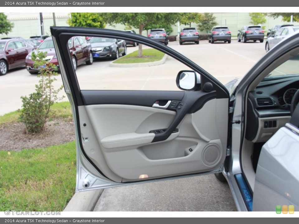 Graystone Interior Door Panel for the 2014 Acura TSX Technology Sedan #87674540