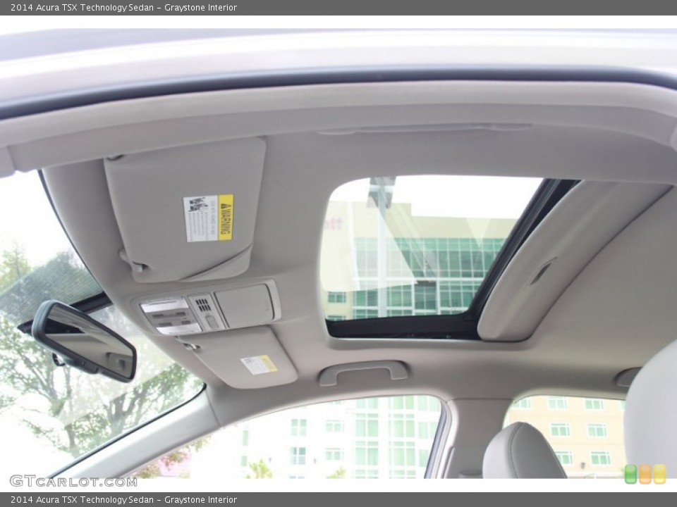 Graystone Interior Sunroof for the 2014 Acura TSX Technology Sedan #87674831