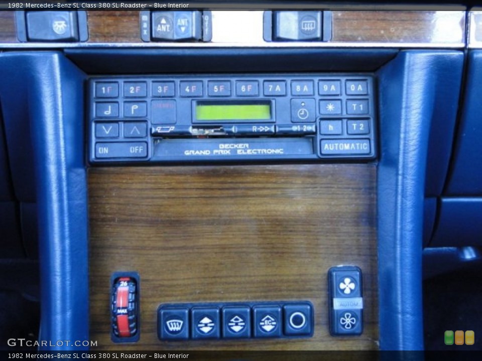 Blue Interior Audio System for the 1982 Mercedes-Benz SL Class 380 SL Roadster #87678809
