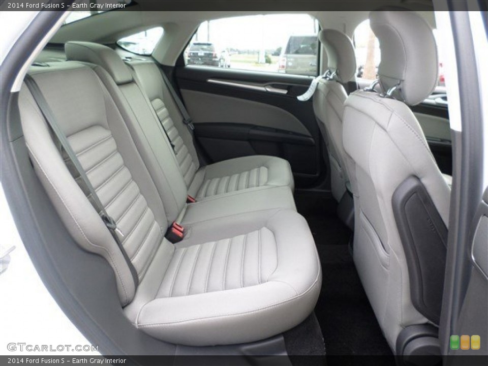 Earth Gray Interior Rear Seat for the 2014 Ford Fusion S #87680108