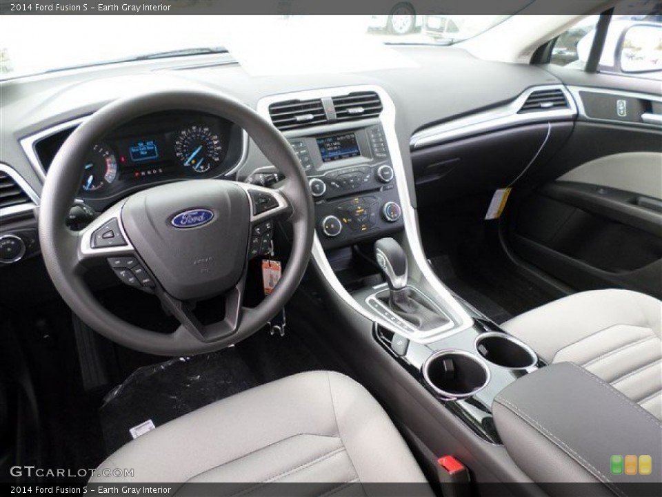 Earth Gray Interior Prime Interior for the 2014 Ford Fusion S #87680168
