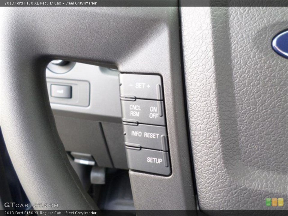 Steel Gray Interior Controls for the 2013 Ford F150 XL Regular Cab #87682265