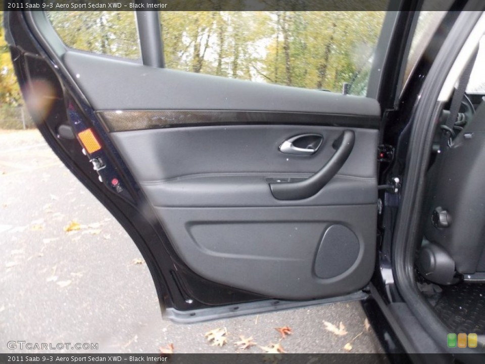 Black Interior Door Panel for the 2011 Saab 9-3 Aero Sport Sedan XWD #87682451
