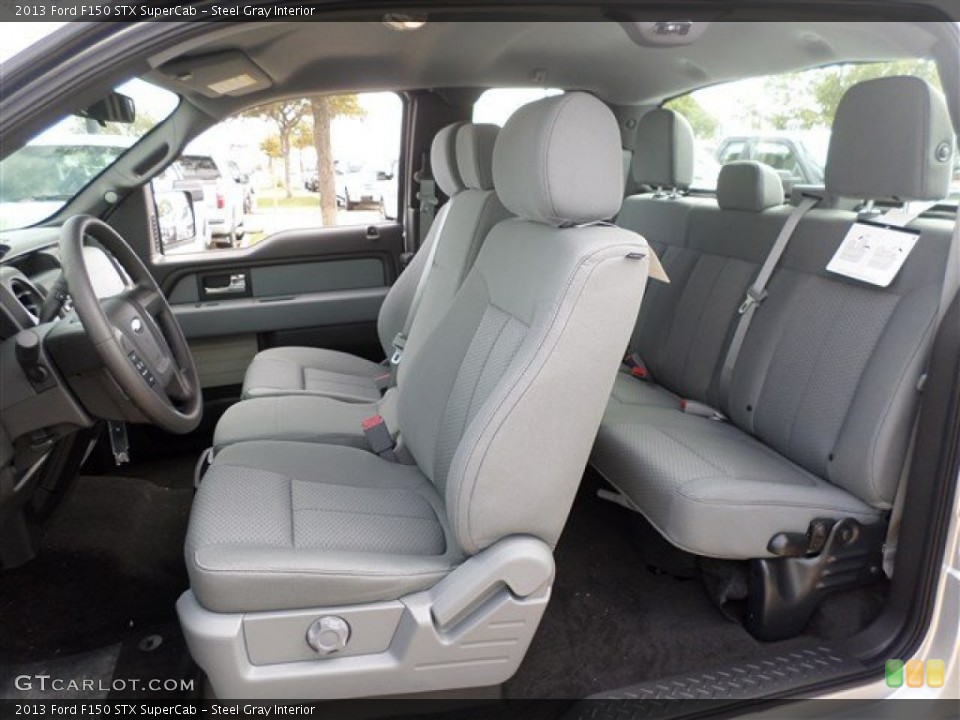 Steel Gray Interior Prime Interior for the 2013 Ford F150 STX SuperCab #87682742