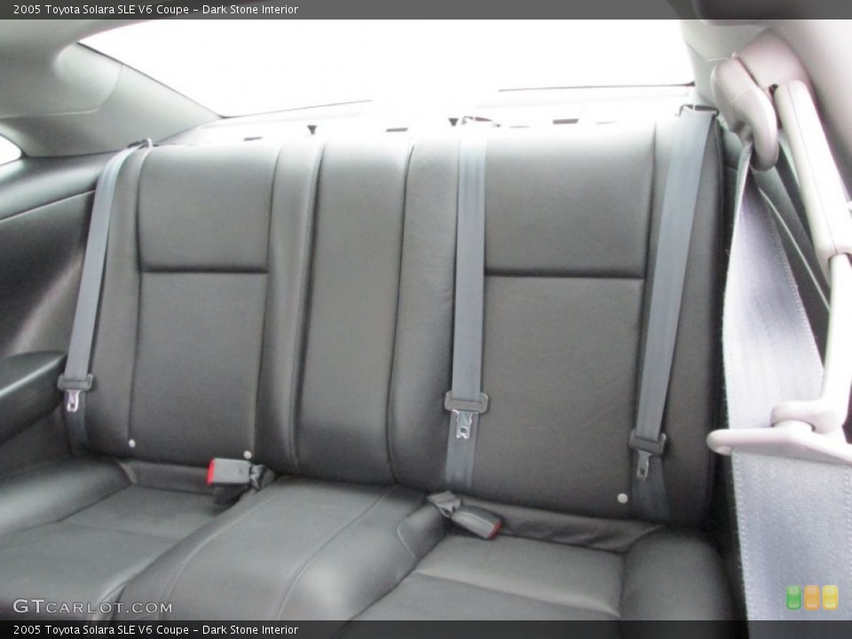 Dark Stone Interior Rear Seat for the 2005 Toyota Solara SLE V6 Coupe #87683663
