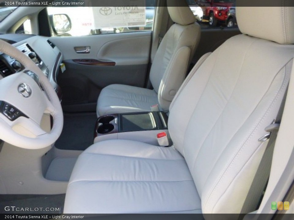 Light Gray Interior Front Seat for the 2014 Toyota Sienna XLE #87684005
