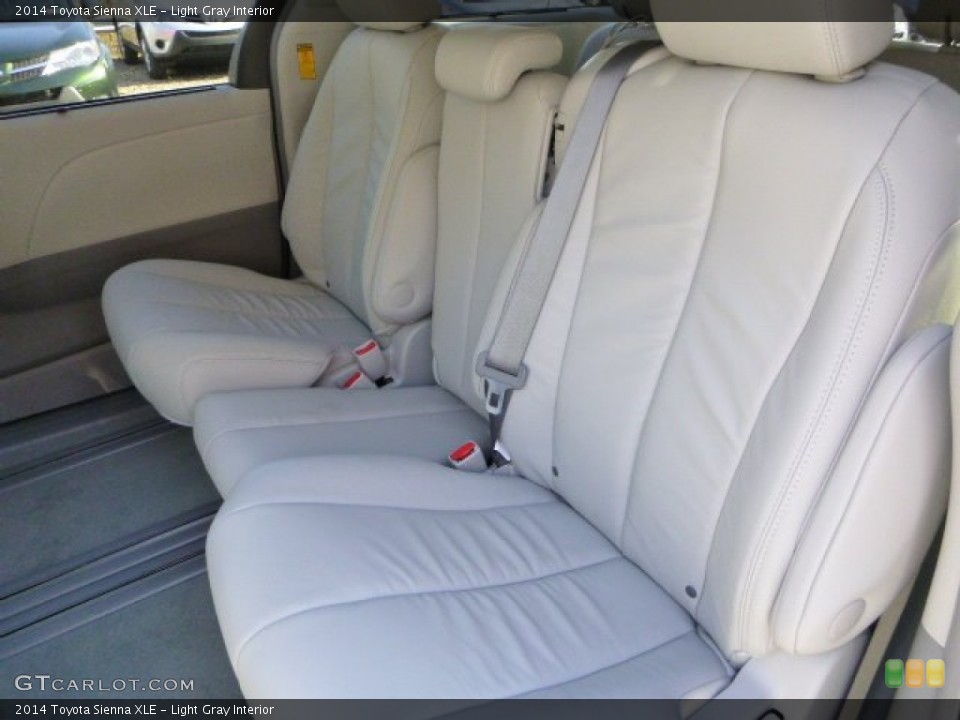 Light Gray Interior Rear Seat for the 2014 Toyota Sienna XLE #87684026
