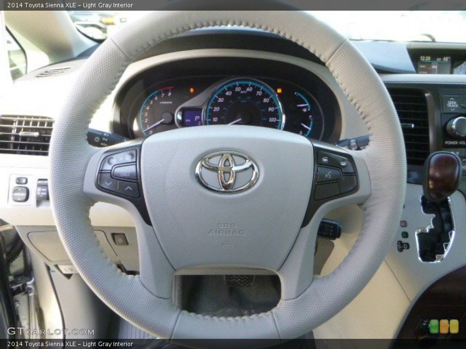 Light Gray Interior Steering Wheel for the 2014 Toyota Sienna XLE #87684161