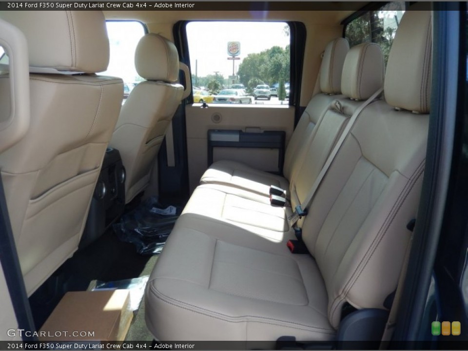 Adobe Interior Rear Seat for the 2014 Ford F350 Super Duty Lariat Crew Cab 4x4 #87685751