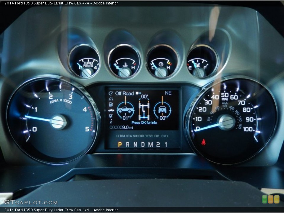 Adobe Interior Gauges for the 2014 Ford F350 Super Duty Lariat Crew Cab 4x4 #87685794