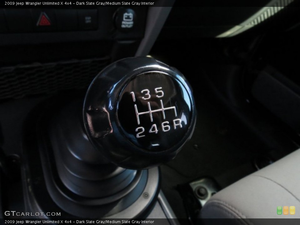 Dark Slate Gray/Medium Slate Gray Interior Transmission for the 2009 Jeep Wrangler Unlimited X 4x4 #87686390