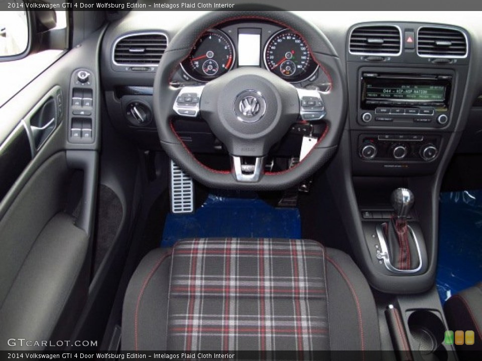 Intelagos Plaid Cloth Interior Dashboard for the 2014 Volkswagen GTI 4 Door Wolfsburg Edition #87688613