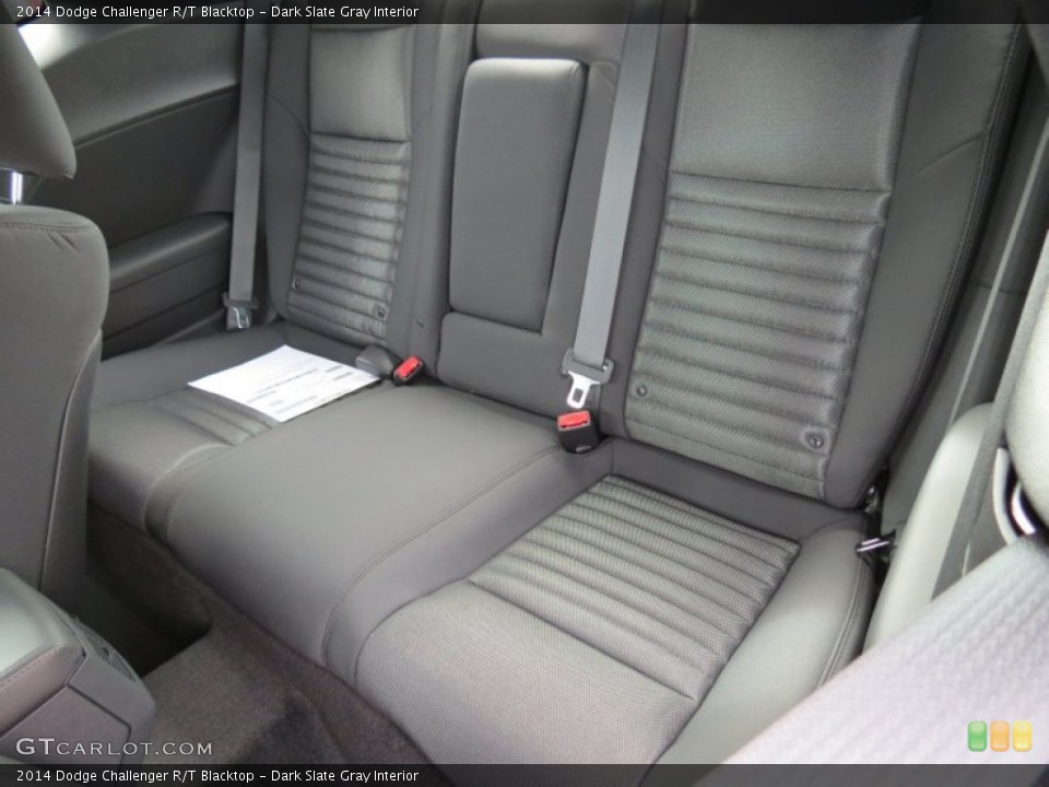Dark Slate Gray Interior Rear Seat for the 2014 Dodge Challenger R/T Blacktop #87693887